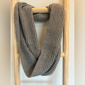 RARE J.Crew 100% Cashmere Gray Ribbed Scarf One Size